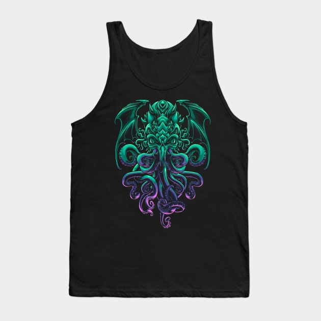 Cthulhu 2 Tank Top by angoes25